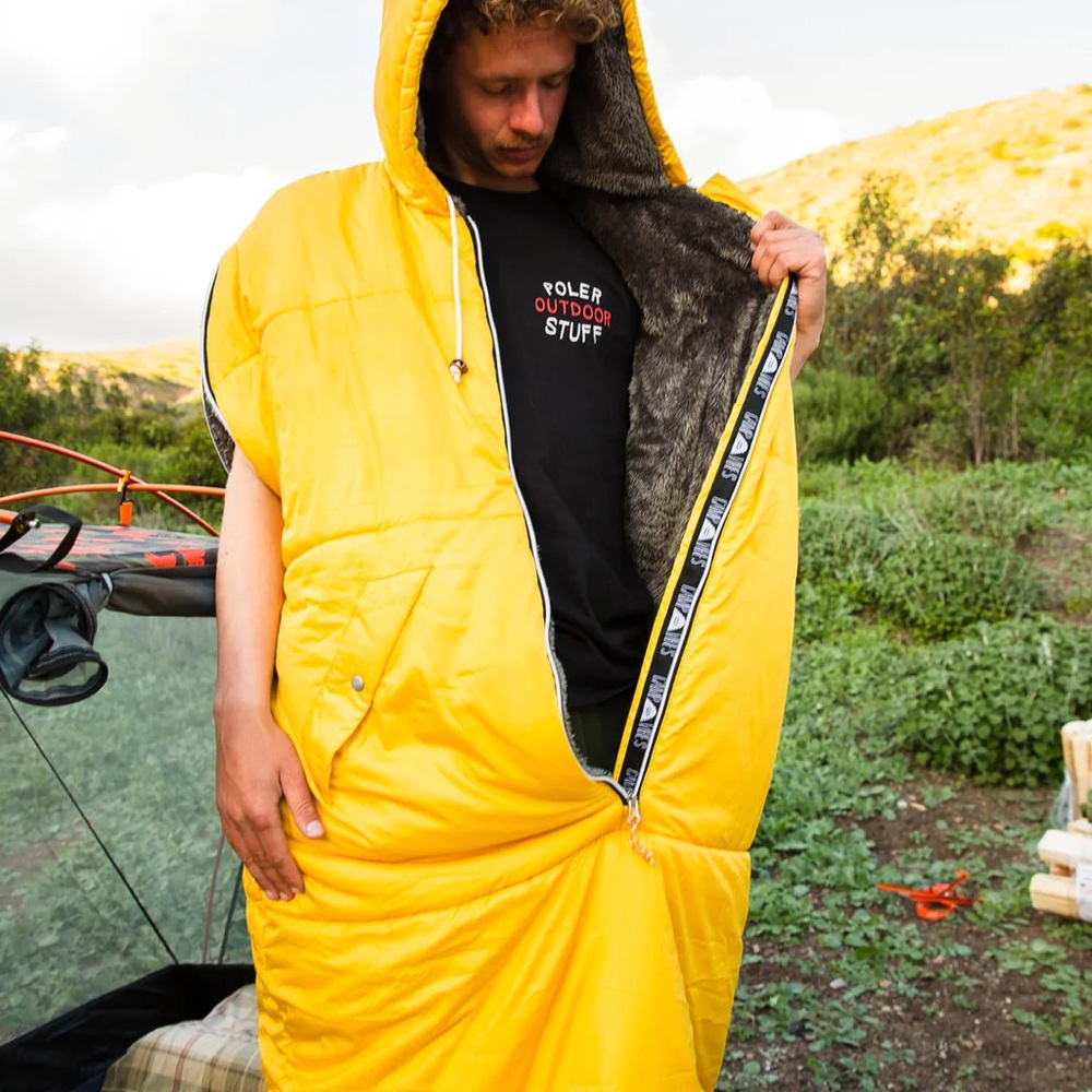 Poler shaggy napsack- toucan yellow